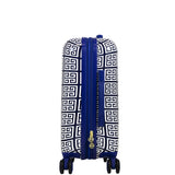 Macbeth Collection Women's Geo 21 inch Spinner Luggage, Blue