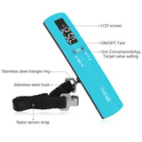 BAGAIL Digital Luggage Scale, 110lbs Hanging Baggage Scale with Backlit LCD Display, Portable Suitcase Weighing Scale, Travel Luggage Weight Scale with Hook, Strong Straps for Travelers