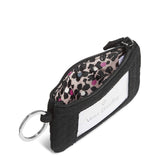 Vera Bradley Women's Microfiber Zip, Classic Black