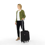 AmazonBasics Softside Carry-On Spinner Luggage Suitcase - 21 Inch, Black