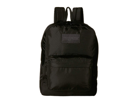 JanSport Mono Superbreak Backpack - Lightweight School Pack, Black