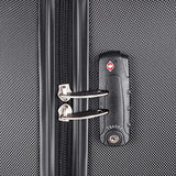 Bugatti 3 Piece Hard Case Luggage, Black