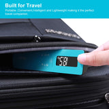 BAGAIL Digital Luggage Scale, 110lbs Hanging Baggage Scale with Backlit LCD Display, Portable Suitcase Weighing Scale, Travel Luggage Weight Scale with Hook, Strong Straps for Travelers