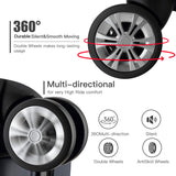 SHOWKOO Luggage Sets Expandable PC+ABS Durable Suitcase Double Wheels TSA Lock Blue