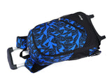 Meetbelify 3pcs Kids Rolling Backpacks Luggage Six Wheels Trolley School Bags (Black with 6 wheels)