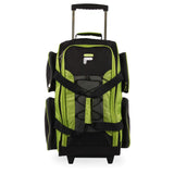 Fila 22" Lightweight Carry On Rolling Duffel Bag,  Neon Lime,  One Size