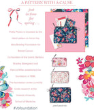 Vera Bradley Women's Water Bottle Pretty Posies One Size