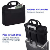 Taygeer Laptop Bag 15.6 Inch, Business Briefcase for Men Women, 15inch Water Resistant Messenger Shoulder Bag with Strap, Durable Office Bag, Carry On Handle Case for Computer Notebook MacBook,Black