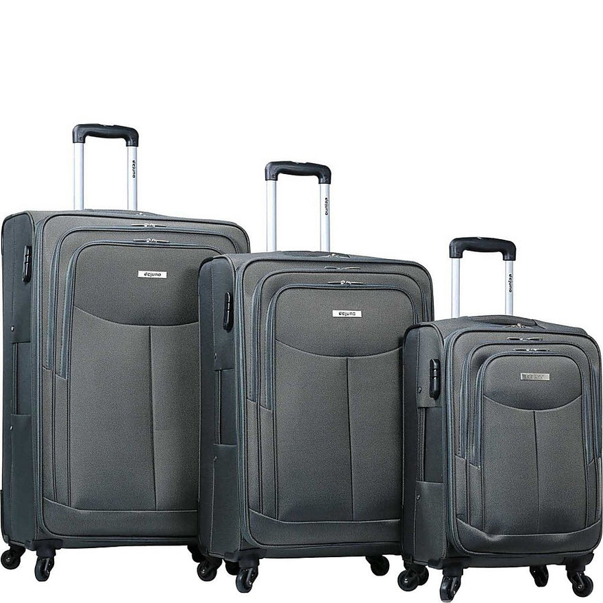 Dejuno The Legacy Softside Ltwt Spinner Upright, Grey