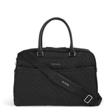 Vera Bradley Iconic Weekender Travel Bag, Microfiber, Classic Black