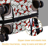 Xzcxyadd Hello Kitty (29) Travel Luggage Protector Case Polyester Fiber Baggage Cover Suitcase Protective Cover ï¼ˆSuit for 18-32inchï¼‰