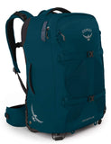 Osprey Packs Farpoint 36 Men's Wheeled Luggage, Petrol Blue