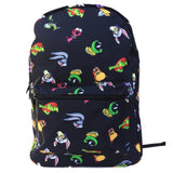 Space Jam Backpack Tune Squad 17" Large Luggage Strap Basketball Backpack