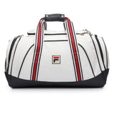 Fila Unisex Striker Duffle Bag (One Size, White, Navy, Chinese Red)