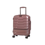 it luggage 21" Prosperous Hardside Expandable Carry-on with TSA Lock, Metallic Pink