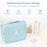 Mens Toiletry Bag,Mossio Ladies Spacious Strong Zippers Household Makeup Train Case Wine Flower