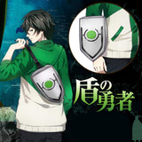 JAPANSCHOICE Sheild Bag of Naofumi Iwatani - Sports Travel Backpack Laptop Bags Shoulder Sling bag Crossbody Purse - The Rising of Shield Hero (Sheild)