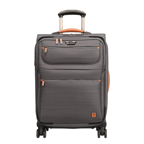 Ricardo Beverly Hills San Marcos 19-Inch 4-Wheel Wheelaboard Luggage, Gray