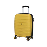 IT Luggage 21.3" Asteroid 8-Wheel Hardside Expandable Carry-on, Cheese Yellow