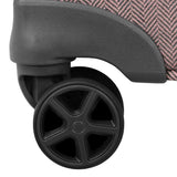 London Fog Newcastle 4 Piece Set, Rose Charcoal Herringbone