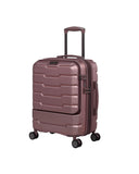 it luggage Prosperous 3 Piece Hardside Expandable Set with TSA Lock, Metallic Pink