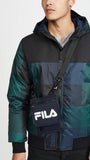 Fila Men's Writer Neck Pouch, Peacoat, Blue, Graphic, One Size
