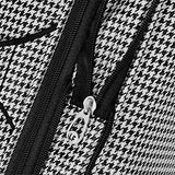 London Fog Softside 20" Spinner, Black White Houndstooth
