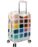 Steve Madden Cubic Luggage Carry On 20" Hardside Suitcase With Spinner Wheels