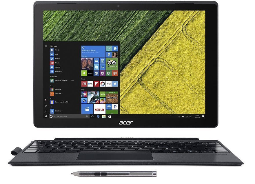 ACER NT.LCEAA.005Acer Switch Alpha 12 2 in 1 Laptop/Tablet, 12" Quad HD 2160 x 1440 Touchscreen,
