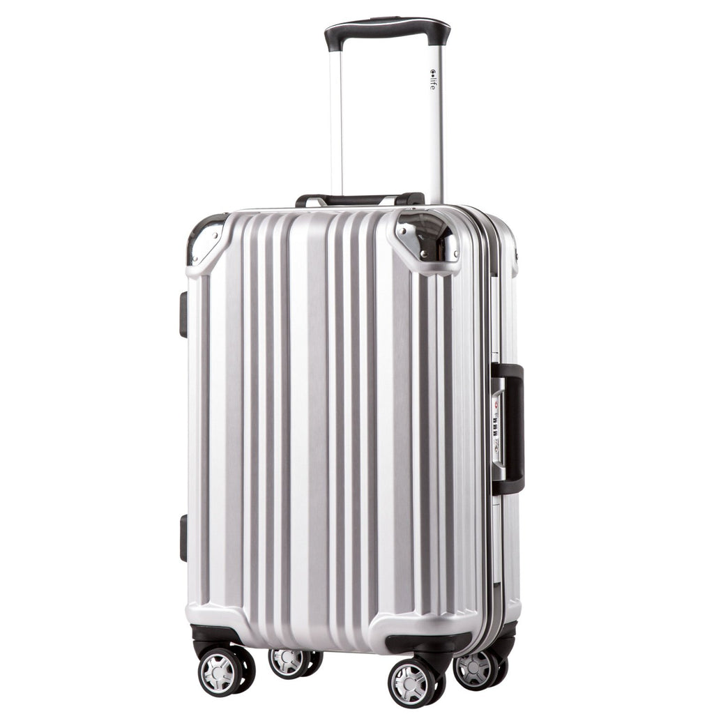 Shop Coolife Luggage Aluminium Frame Suitcase – Luggage Factory