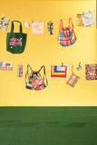 ban.do Women's Nylon Pencil Pouch Travel Bags Carryall Set of 5, Rainbow (mega)