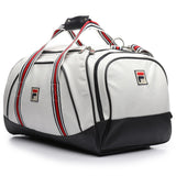 Fila Unisex Striker Duffle Bag (One Size, White, Navy, Chinese Red)