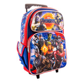 Avengers EndGame Super Hero 16" Rolling Backpack Book Bag Travel Case AV00972