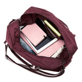 Arxus Travel Lightweight Waterproof Foldable Storage Carry Luggage Duffle Tote Bag (Wine Red)