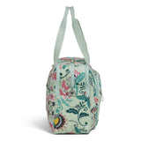 Vera Bradley Signature Cotton Deluxe Weekender, Mint Flowers