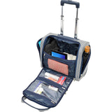 London Fog Softside 15" Under The Seat Bag, Blk White Multi Z1