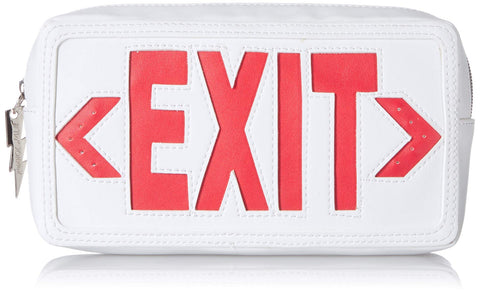 Betsey Johnson This Way Belt Bag, White