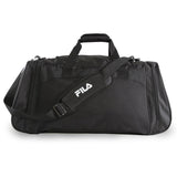 Fila Acer Large Sport Duffel Bag, Black/White, One Size