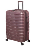 it luggage Prosperous 3 Piece Hardside Expandable Set with TSA Lock, Metallic Pink