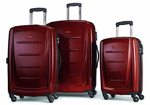 Samsonite Winfield 2 Hardside Luggage, Burgundy, 3-Pc Set (20/24/28)