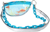 Betsey Johnson Sofishticated Fanny Pack, Clear