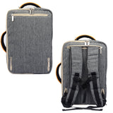 Vangoddy Slate 15.6 Inch 3 in 1 Laptop Bag Backpack Shoulder (Gray) for Dell