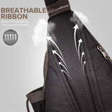 OutdoorMaster Sling Bag - Crossbody Backpack for Women & Men (Mocha Brown)
