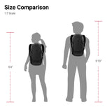 SWISSGEAR Compact Organizer Backpack | Narrow Profile Daypack| Men's and Women's - Black