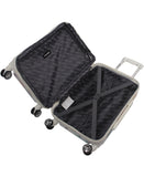 Steve Madden Cubic Luggage Sets 3 Piece Hardside Suitcase With Spinner Wheels