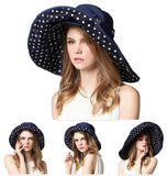 2 in 1 Anti-UV Sun Protective Reversible Beach Sun Hat Floppy Bucket Hat UPF 50