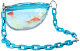 Betsey Johnson Sofishticated Fanny Pack, Clear