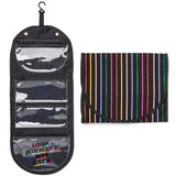 ban.do Women's Getaway Hanging Travel Toiletries Organizer (Disco Stripe)