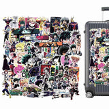 WerNerk My Hero Academia Backpack Cosplay School Bag Daypack Shoulder Bag Bookbag Backpack with Stickers, Brooch and Keychain As Gift(H03)