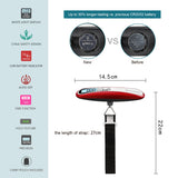MYCARBON Digital Luggage Scale, Luggage Scale Travel Digital, 110 lbs Hanging Luggage Scale with Hook, Portable Suitcase Luggage Weight Scale with Backlit LCD Display Convertible Weight Units Red